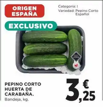 El Corte Inglés Pepino Corto Huerta De Carabaña oferta