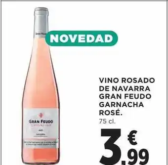 El Corte Inglés Vino Rosado De Navarra Gran Feudo Garnacha Rosé oferta