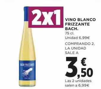 El Corte Inglés Vino Blanco Frizzante Bach oferta