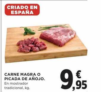 El Corte Inglés Carne Magra O Picada De Anojo oferta