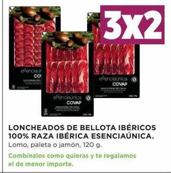 El Corte Inglés Loncheados De Bellota Ibéricos 100% Raza Ibérica Esenciaúnica oferta