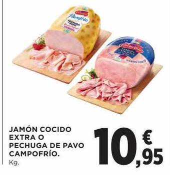 El Corte Inglés Jamón Cocido Extra O Pechuga De Pavo Campofrío oferta