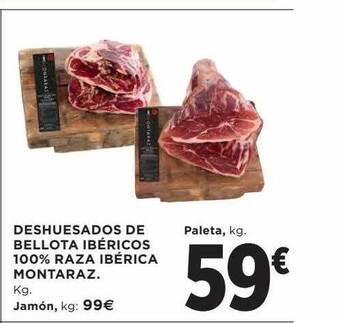 El Corte Inglés Deshuesados De Bellota Ibéricos 100% Raza Ibérica Montaraz oferta