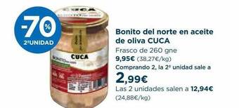 Hipercor Bonito Del Norte En Aceite De Oliva Cuca oferta