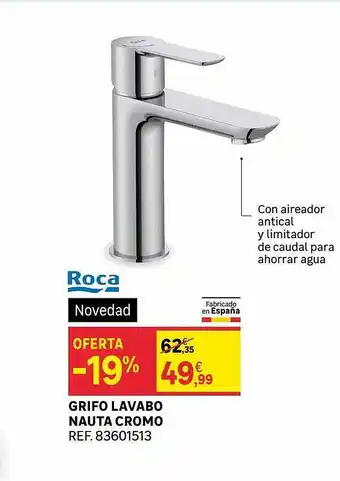 Leroy Merlin Grifo Lavabo Nauta Cromo Roca oferta