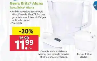 Lidl Gerra Brita Aluma Jarra Brita Aluma oferta