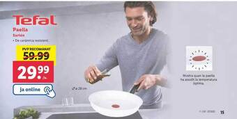 Lidl Tefal Paella oferta