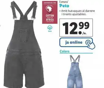 Lidl Esmara Peto oferta