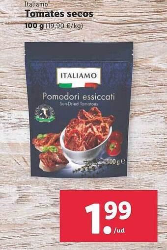Lidl Italiamo Tomates Secos oferta