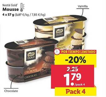 Lidl Nestlé Gold Mousse oferta