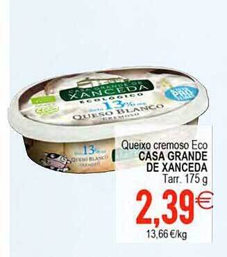 Plenus Supermercados Queixo Cremoso Eco Casa Grande De Xanceda oferta