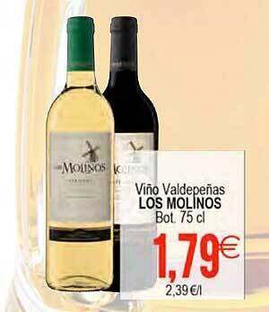 Plenus Supermercados Viño Valdepeñas Los Molinos oferta