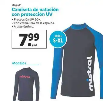 Lidl Mistral Camiseta De Natación Con Protección Uv oferta