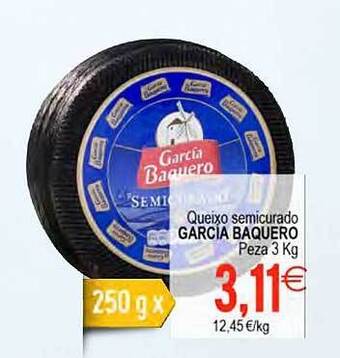 Plenus Supermercados Queixo Semicurado Garcia Baquero oferta