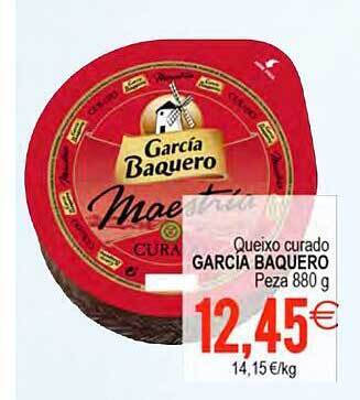 Plenus Supermercados Queixo Curado Garcia Baquero oferta