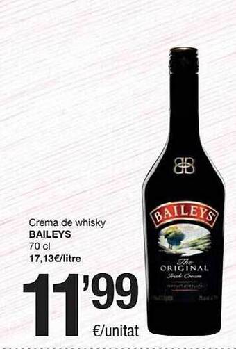 SPAR Crema De Whisky Baileys oferta