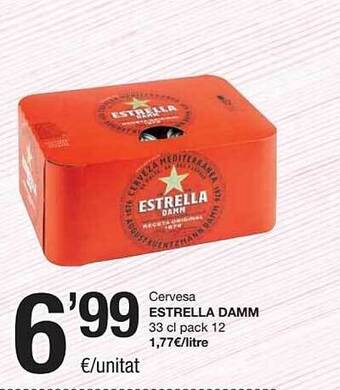 SPAR Cervesa Estrella Damm oferta
