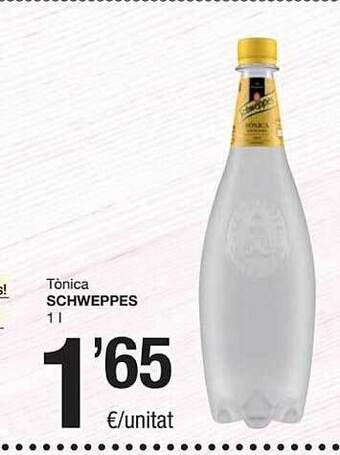 SPAR Tònica Schweppes oferta
