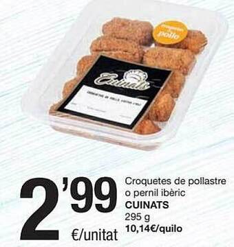 SPAR Croquetes De Pollastre O Pernil Ibèric Cuinats oferta