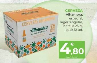 SPAR Gran Canaria Cerveza Alhambra oferta