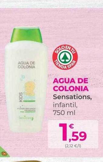 SPAR Gran Canaria Agua De Colonia Sensations oferta