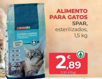 SPAR Gran Canaria Alimento Para Gatos Spar oferta