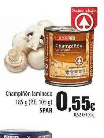 SPAR Lanzarote Champinón Laminado Spar oferta
