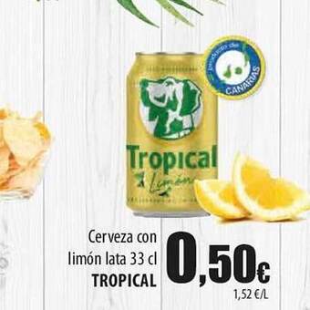 SPAR Lanzarote Cerveza Con Limón Tropical oferta