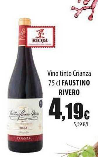 SPAR Lanzarote Vino Tinto Crianza Faustino Rivero oferta