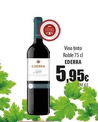 SPAR Lanzarote Vino Tinto Roble Ederra oferta