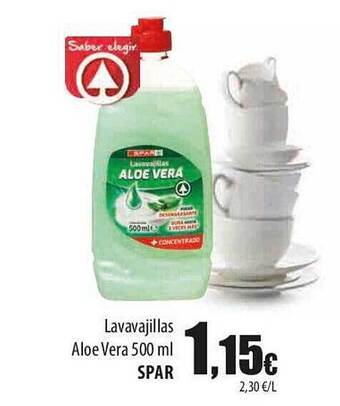 SPAR Lanzarote Lavavajillas Aloe Vera Spar oferta