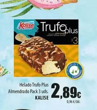SPAR Lanzarote Helado Trufo Plus Almendrado Kalise oferta