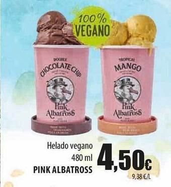 SPAR Lanzarote Helado Vegano Pink Albatross oferta