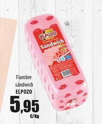 SPAR Lanzarote Fiambre Sándwich Elpozo oferta