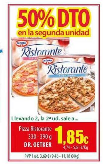 SPAR Lanzarote Pizza Ristorante Dr Oetker oferta