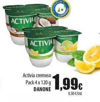 SPAR Lanzarote Activia Cremoso Danone oferta
