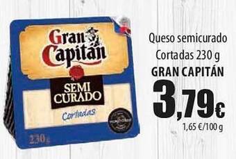 SPAR Lanzarote Queso Semicurado Cortadas Gran Capitán oferta