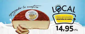 SPAR Lanzarote Queso Semi Pimentón Montaña De Haria oferta