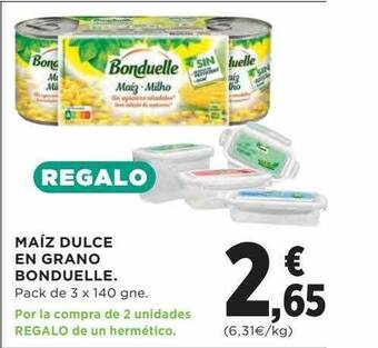 Hipercor Maíz Dulce En Grano Bonduelle oferta
