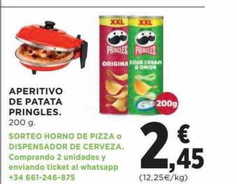 Hipercor Aperitivo De Patata Pringles oferta