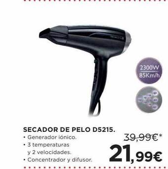 Hipercor Secador De Pelo D5215 oferta