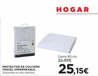 Hipercor Protector De Colchón Tencel Impermeable oferta