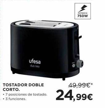 Hipercor Tostador Doble Corto oferta