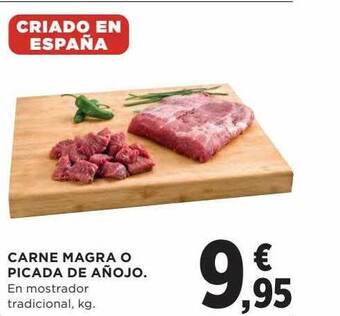 Hipercor Carne Magra O Picada De Añojo oferta