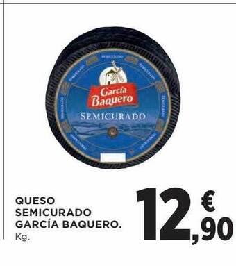 Hipercor Queso Semicurado García Baquero oferta
