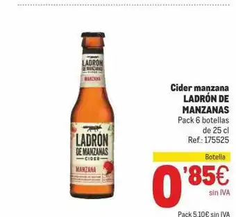 Makro Cider Manzana Ladron De Manzanas oferta