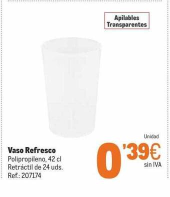 Makro Vaso Refresco oferta