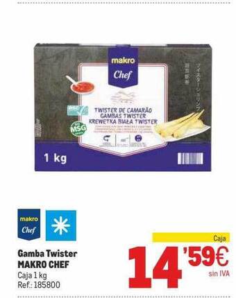 Makro Gamba Twister Makro Chef oferta