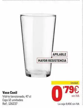 Makro Vaso Conil oferta