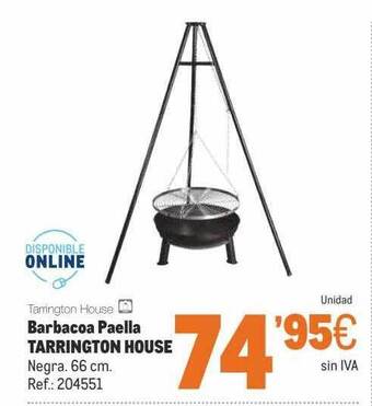 Makro Barbacoa Paella Tarrington House oferta